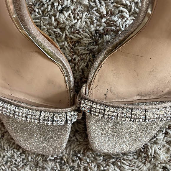 Badgley Mischka Jewel Hi Heel worn once! I was a part of the wedding party) - Picture 10 of 11